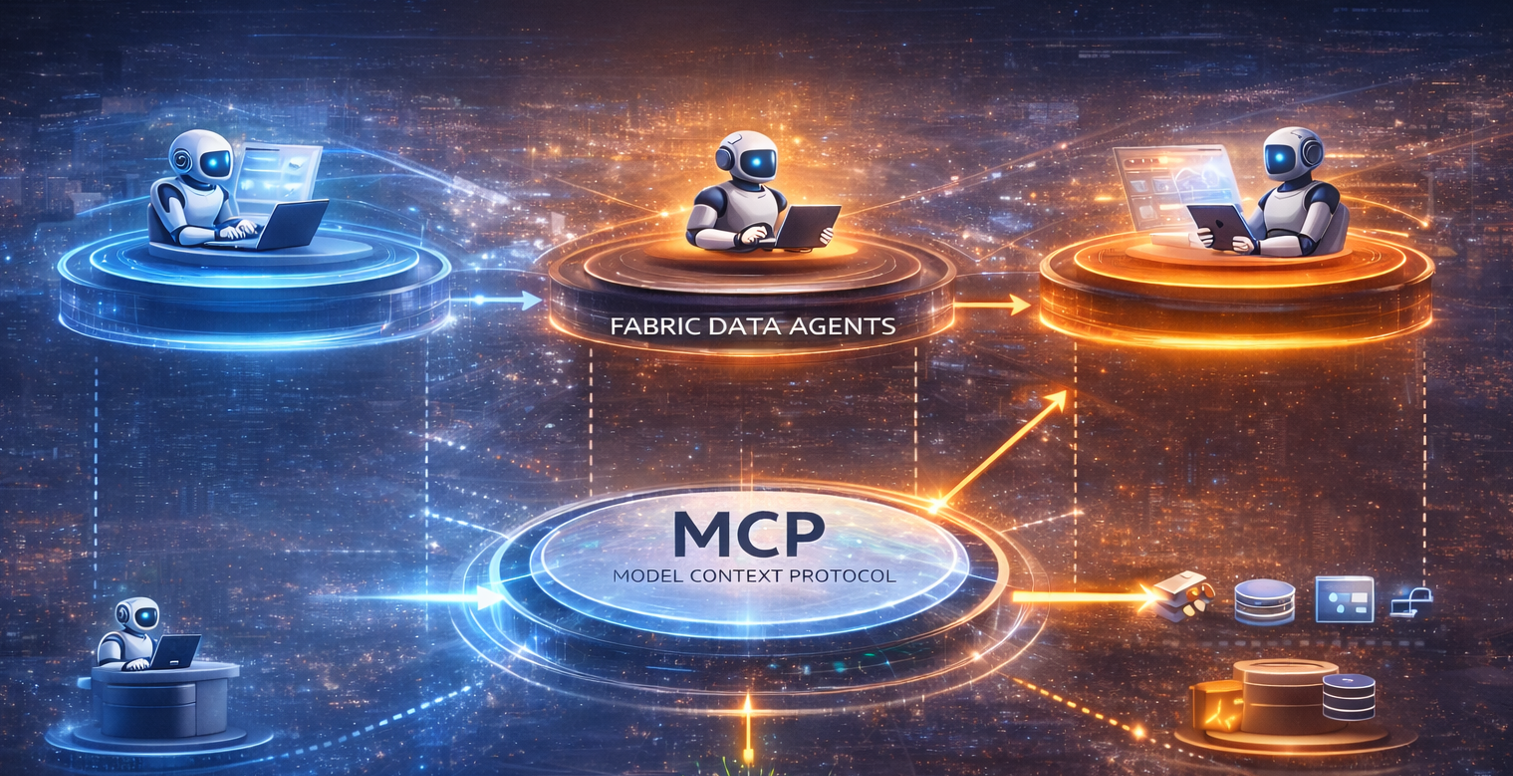 Fabric IQ, Fabric Data Agents, Azure AI Foundry, and MCP: How They Work Together